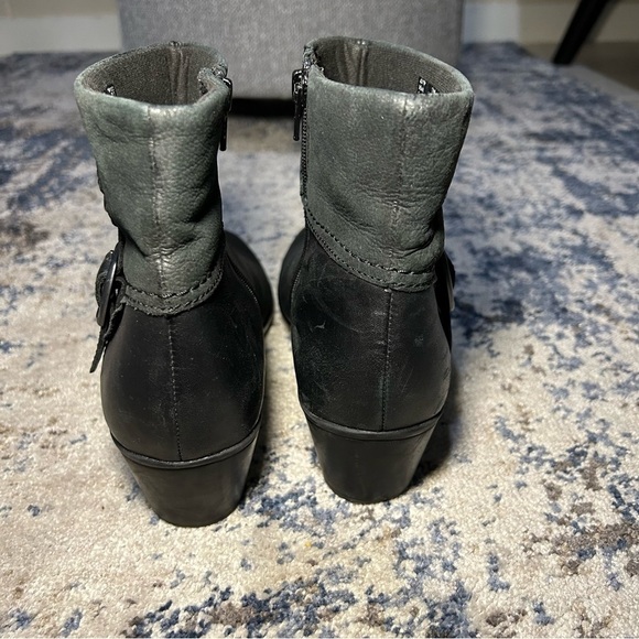 Clarks Ingalls Nile Black Ankle Boots Size 11 - Picture 10 of 13